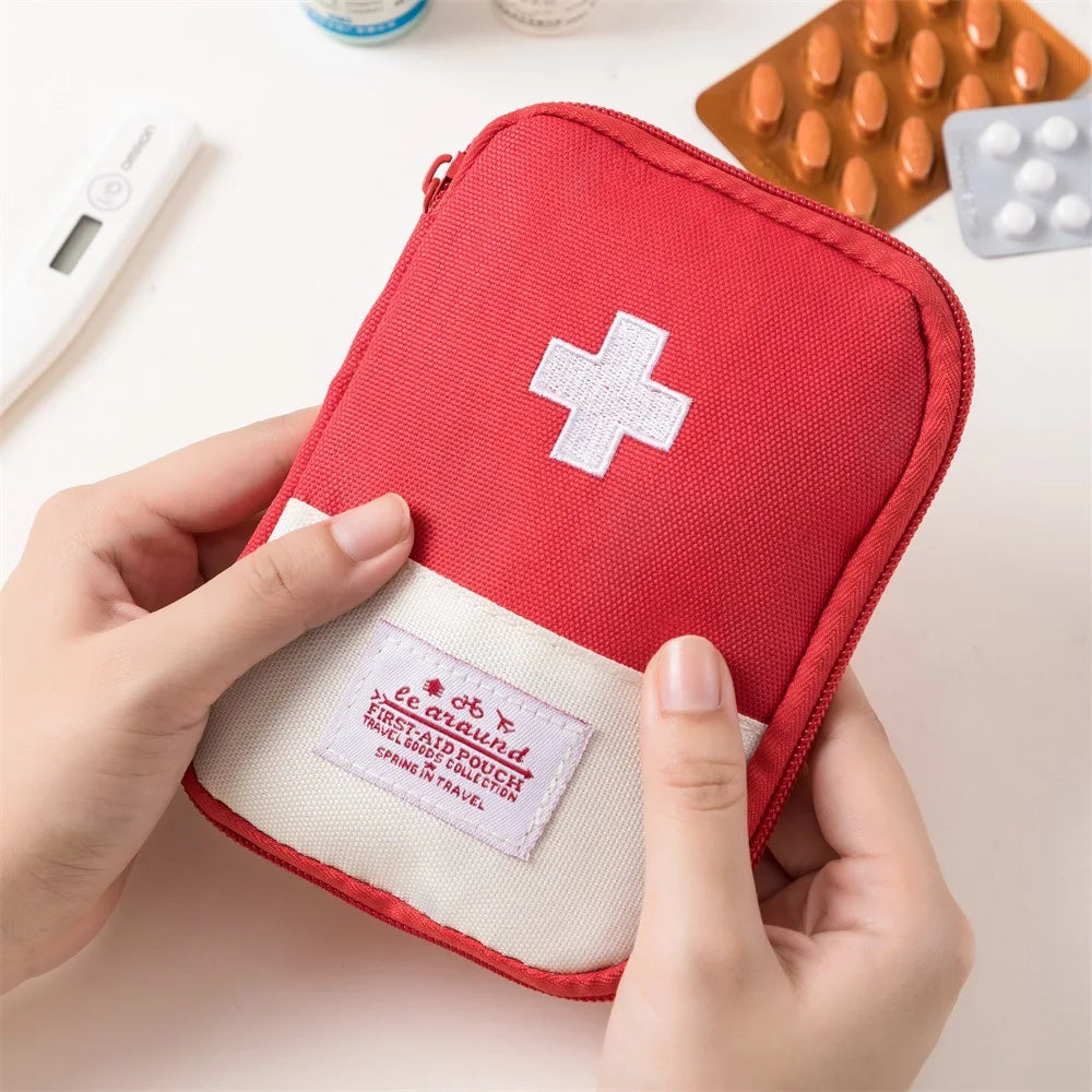 3 Pcs/set Portable Medical Storage Bag Camping Emergency First Aid Kit Organizer Home Outdoor Travel Bag - One Stop Solutions